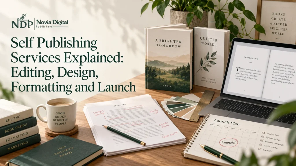 Self Publishing Services Explained: Editing, Design, Formatting and Launch
